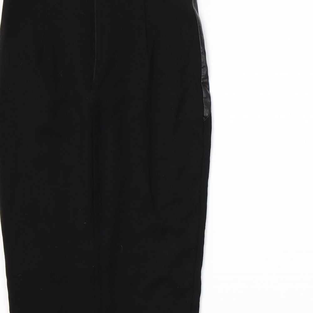 Lipsy Womens Black   Straight & Pencil Skirt Size 8