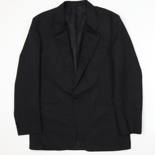 Moss Bros Mens Black   Jacket Suit Jacket Size L
