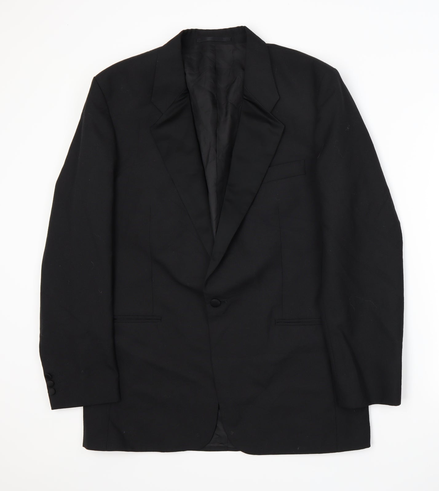 Moss Bros Mens Black   Jacket Suit Jacket Size L