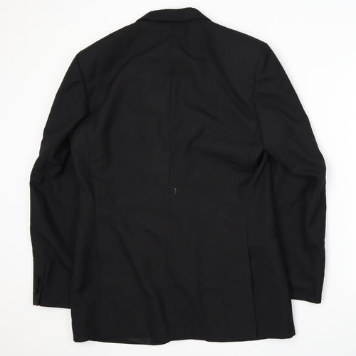 Moss Bros Mens Black   Jacket Suit Jacket Size L
