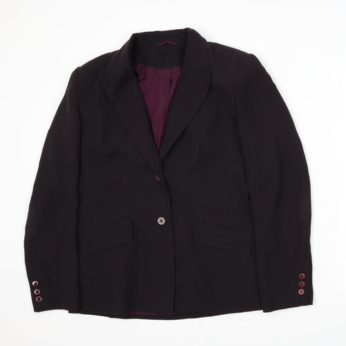 Berkertex Womens Purple   Jacket Suit Jacket Size 14