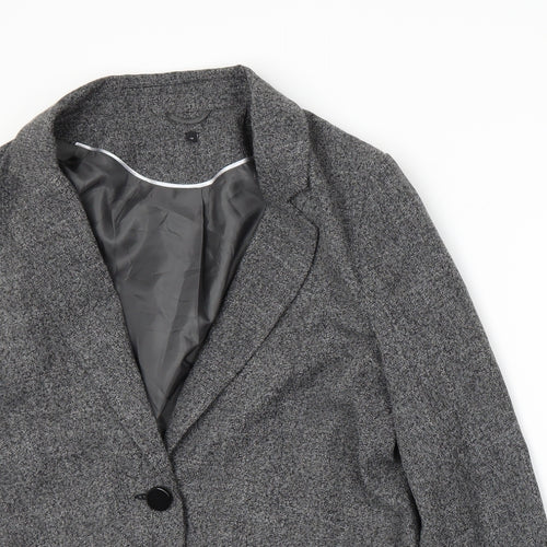 M&Co Womens Grey   Jacket Suit Jacket Size 12