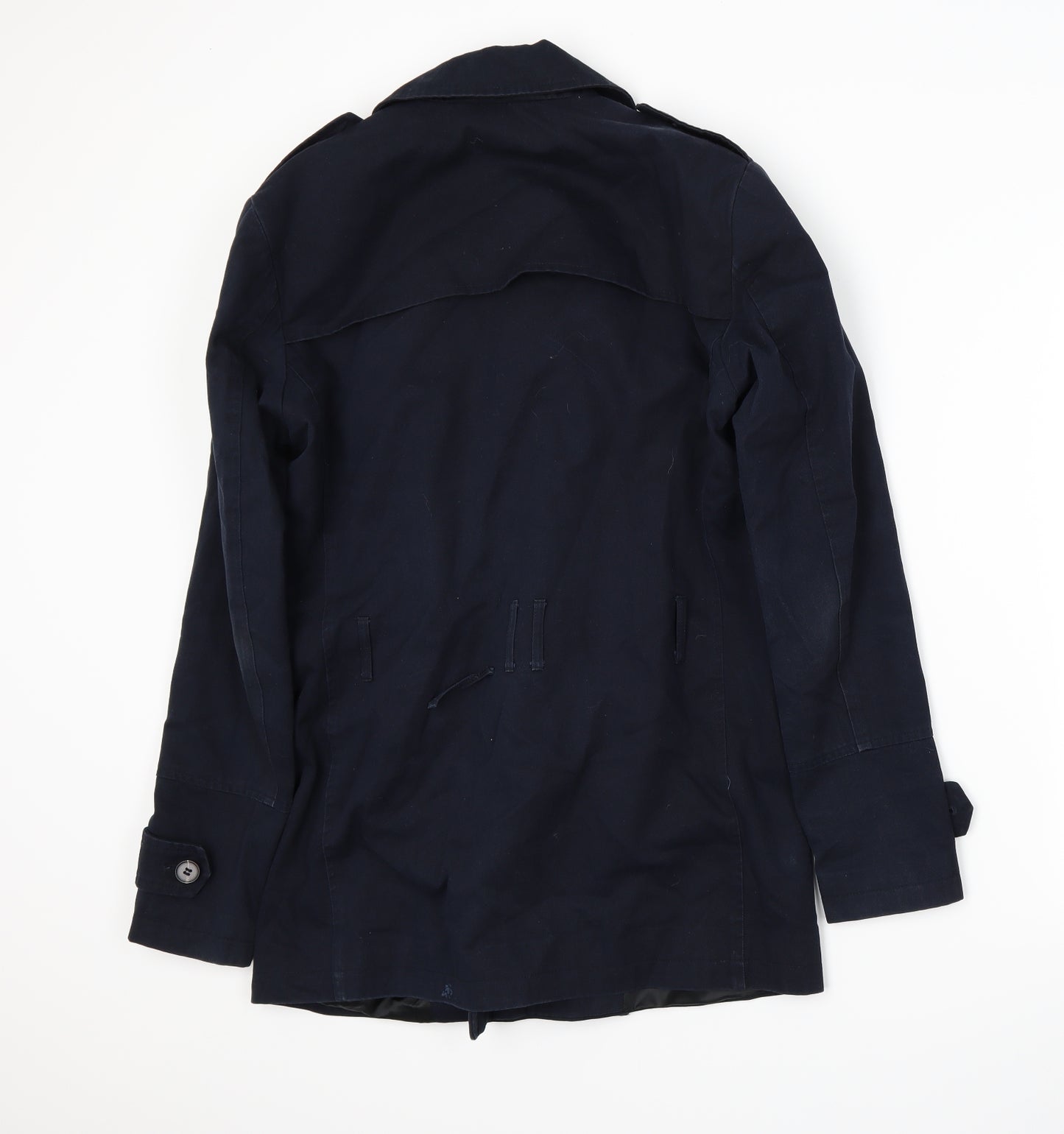 River Island Womens Blue   Overcoat Coat Size S