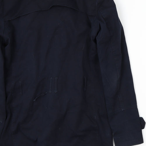 River Island Womens Blue   Overcoat Coat Size S