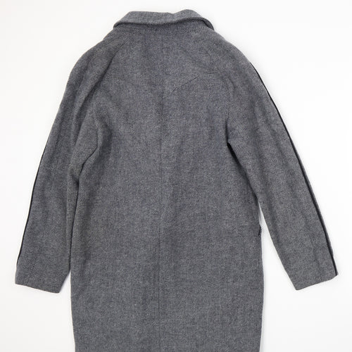 Marks and Spencer Womens Blue   Overcoat Coat Size 14