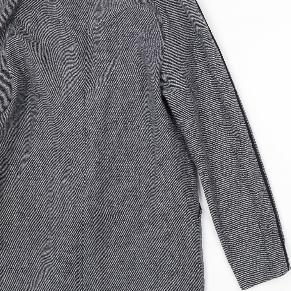 Marks and Spencer Womens Blue   Overcoat Coat Size 14