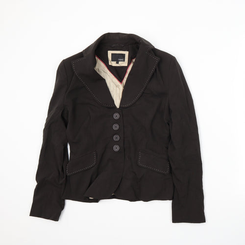 NEXT Womens Brown   Jacket Suit Jacket Size 10