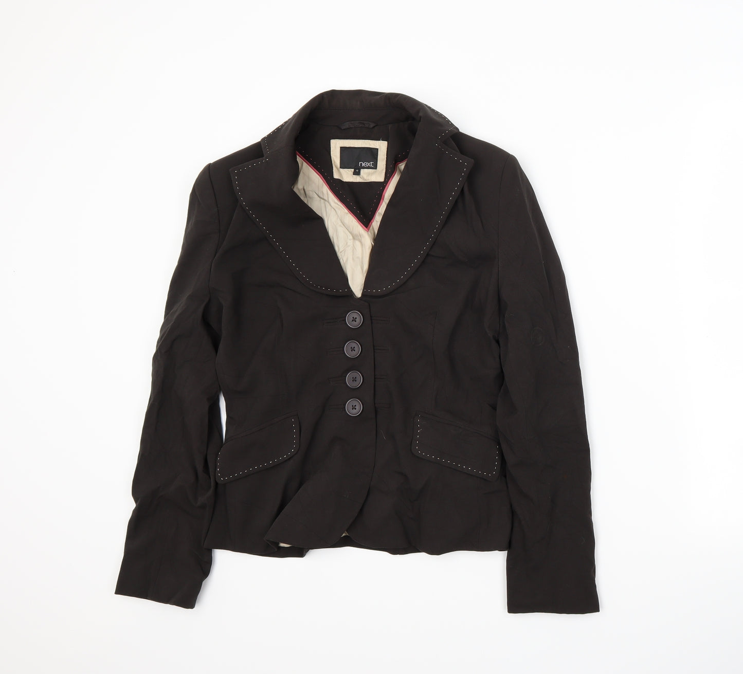 NEXT Womens Brown   Jacket Suit Jacket Size 10