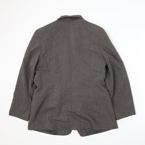 BHS Womens Grey Batik  Jacket Suit Jacket Size 16