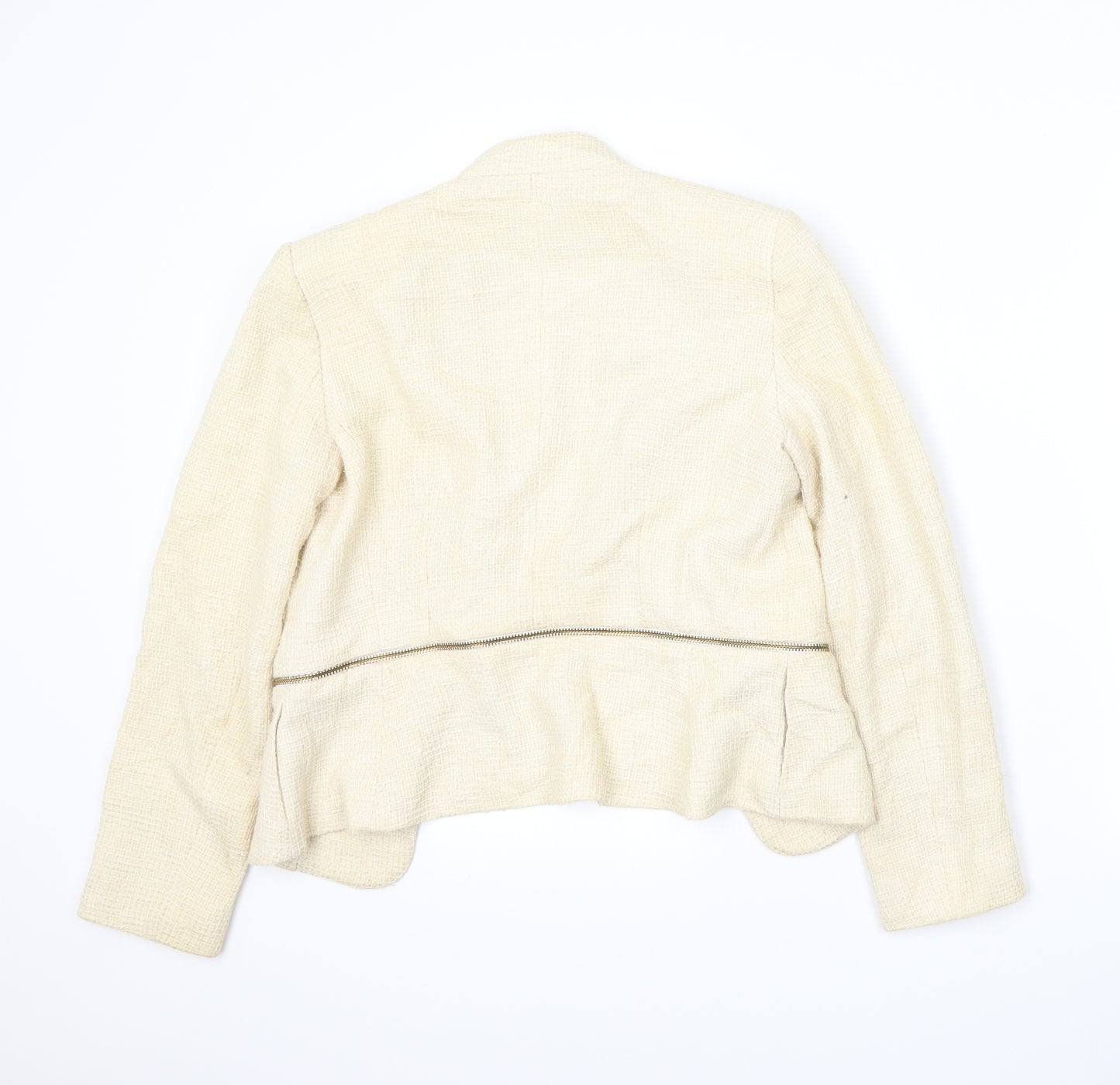 Mango Womens Beige   Jacket Suit Jacket Size S