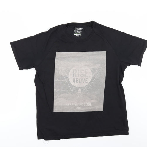 pro dynamics Womens Black   Basic T-Shirt Size XL