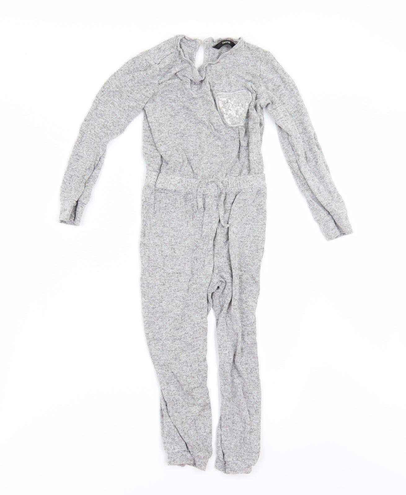 George Girls Grey   Jumpsuit One-Piece Size 5-6 Years