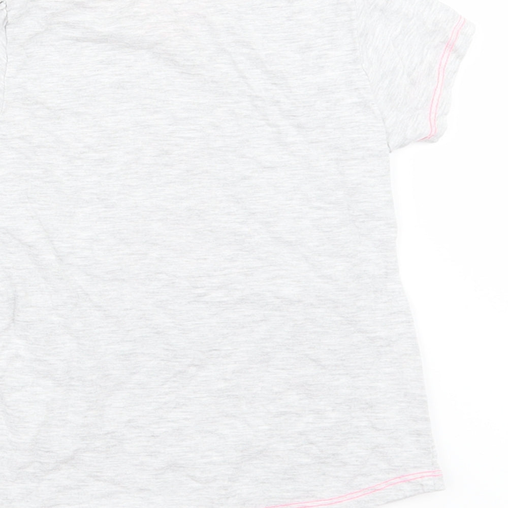Primark Girls Grey   Basic T-Shirt Size 6-7 Years