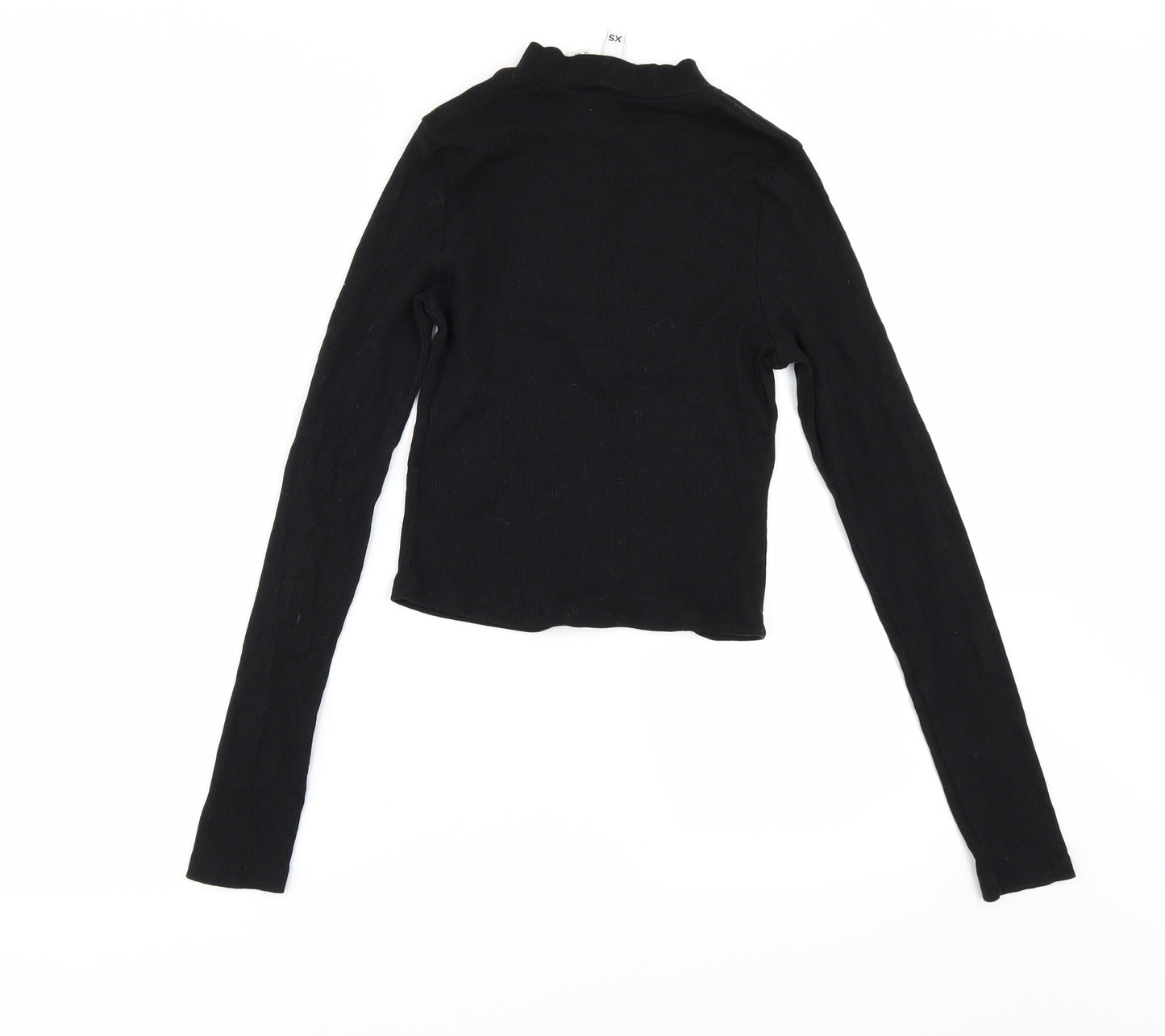 H&M Womens Black   Basic T-Shirt Size XS