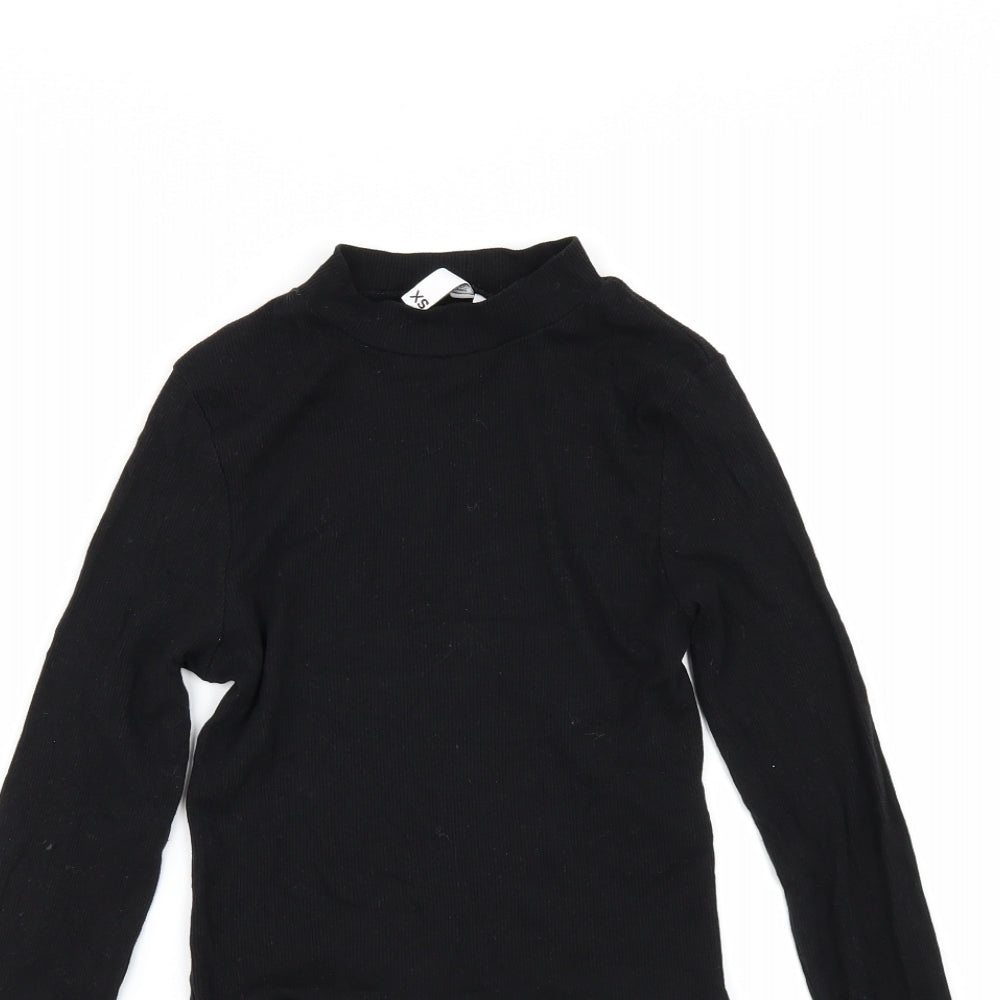 H&M Womens Black   Basic T-Shirt Size XS