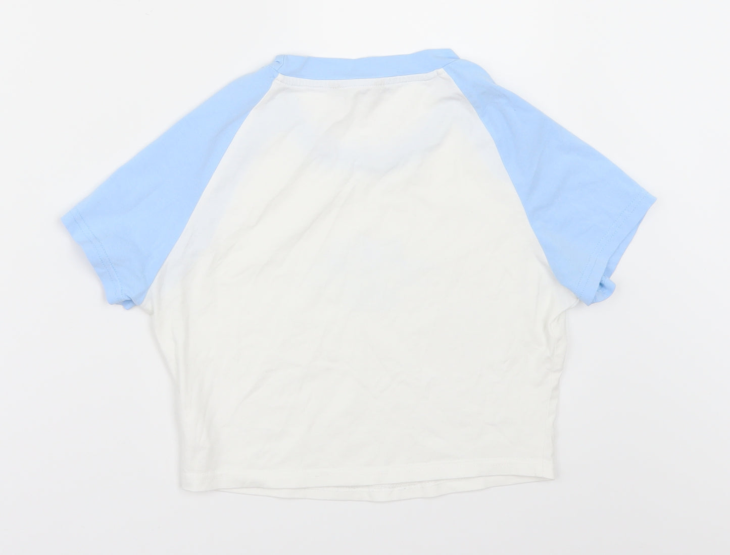 SheIn Womens White   Cropped T-Shirt Size M