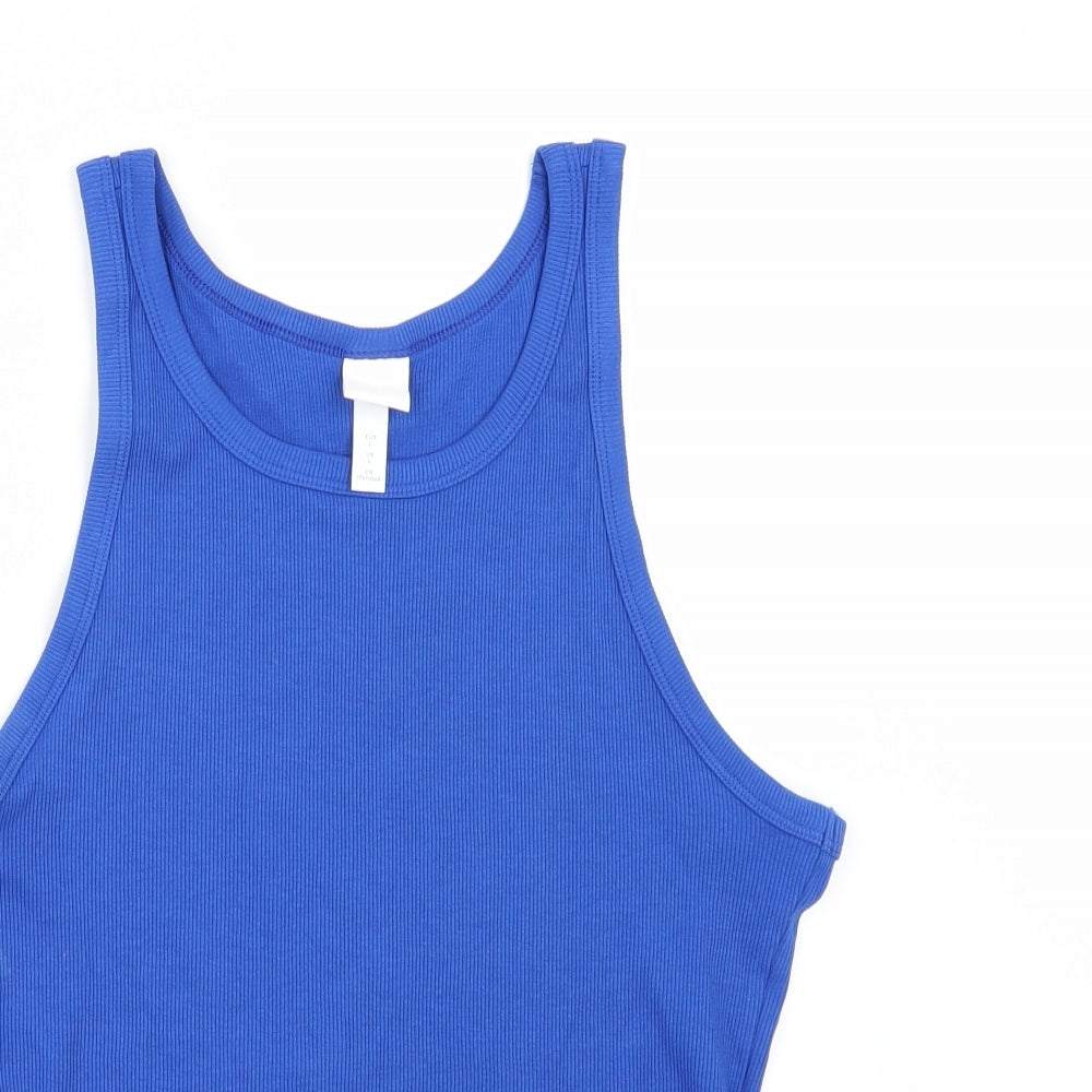 H&M Womens Blue   Basic T-Shirt Size L