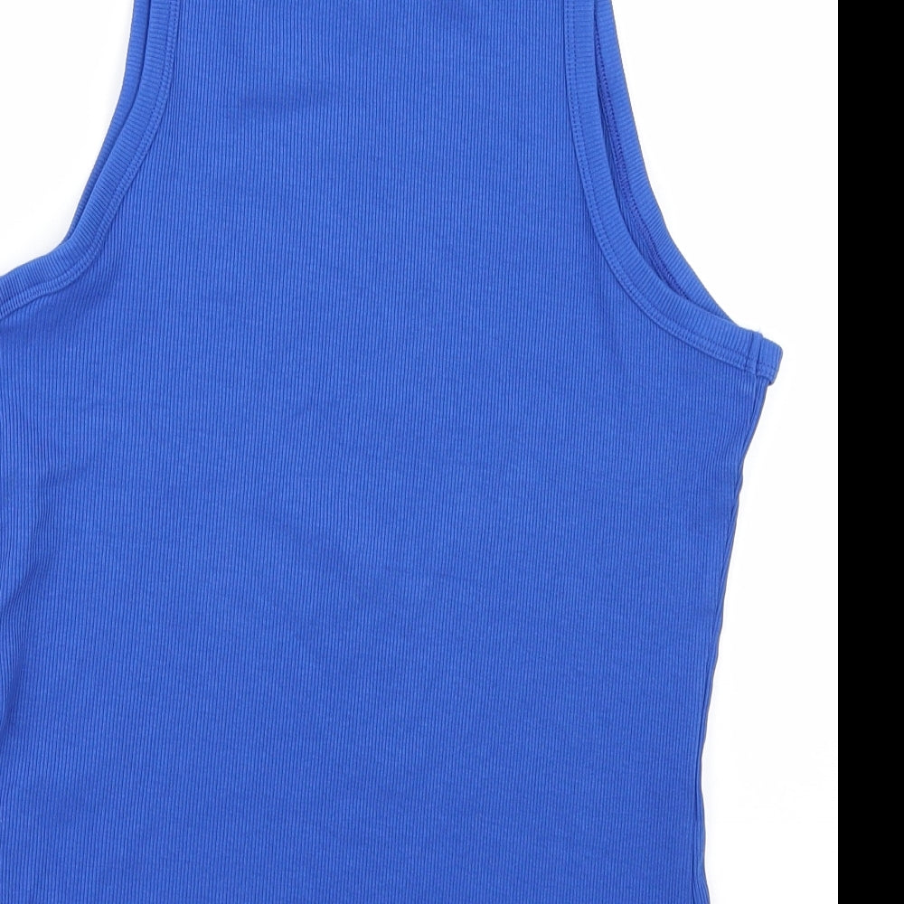H&M Womens Blue   Basic T-Shirt Size L