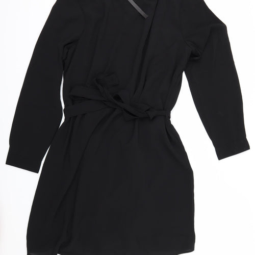 Jaqueline deYong Womens Black   Shirt Dress  Size 4
