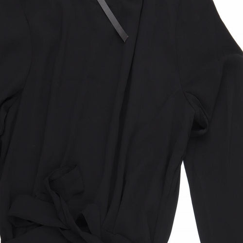 Jaqueline deYong Womens Black   Shirt Dress  Size 4