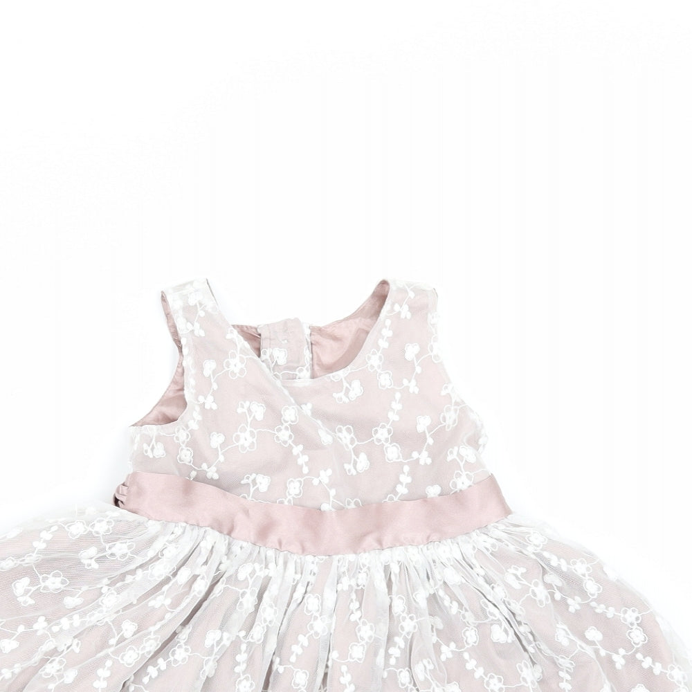 Matalan Girls Pink   A-Line  Size 18-24 Months