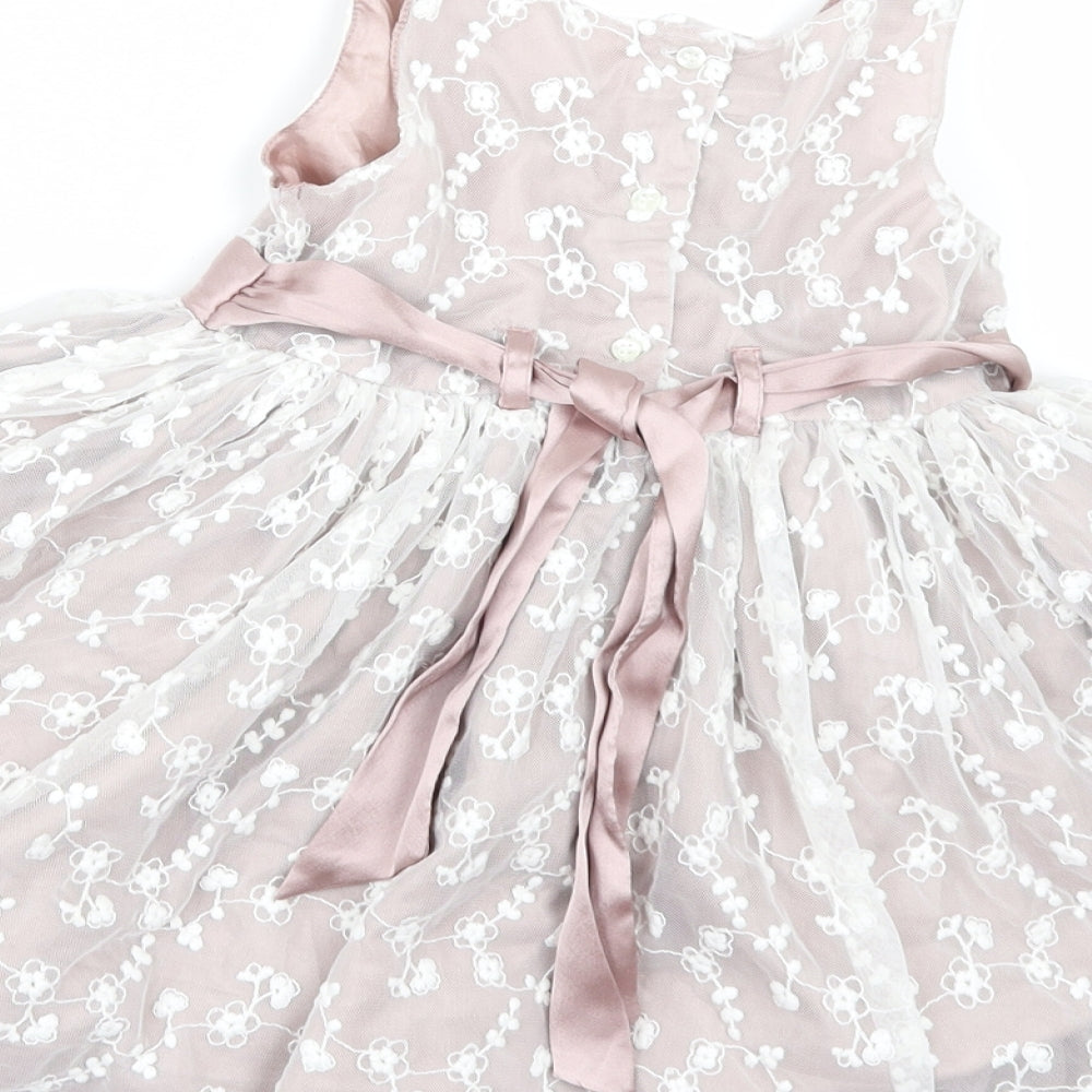 Matalan Girls Pink   A-Line  Size 18-24 Months
