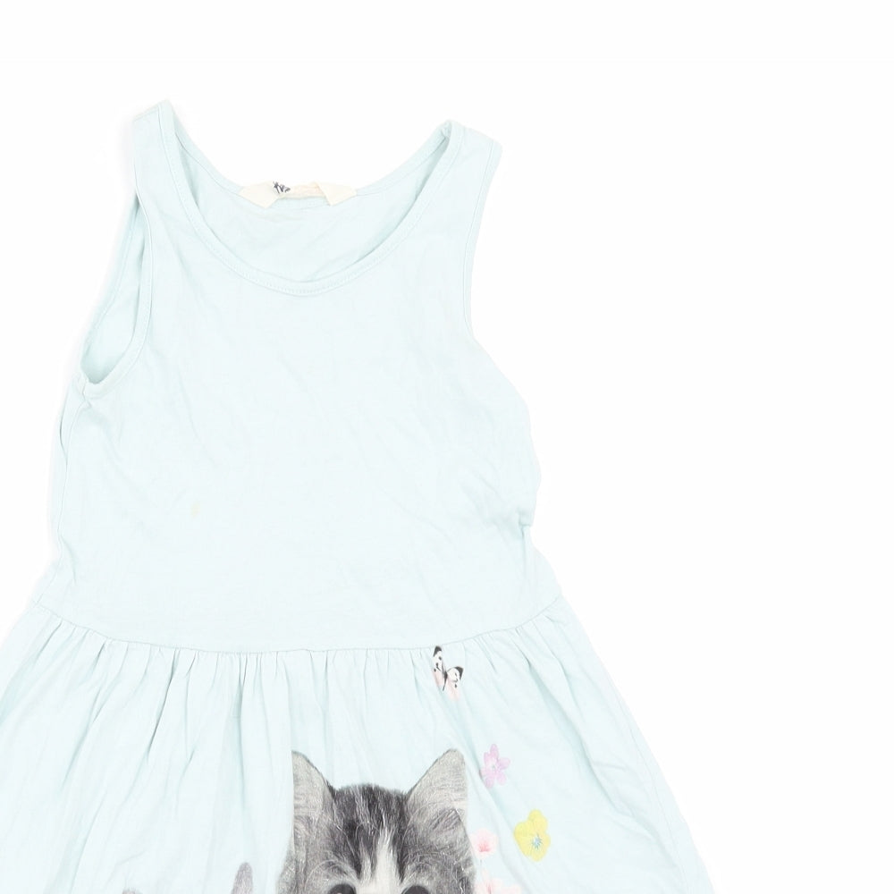 H&M Girls Green   A-Line  Size 7-8 Years