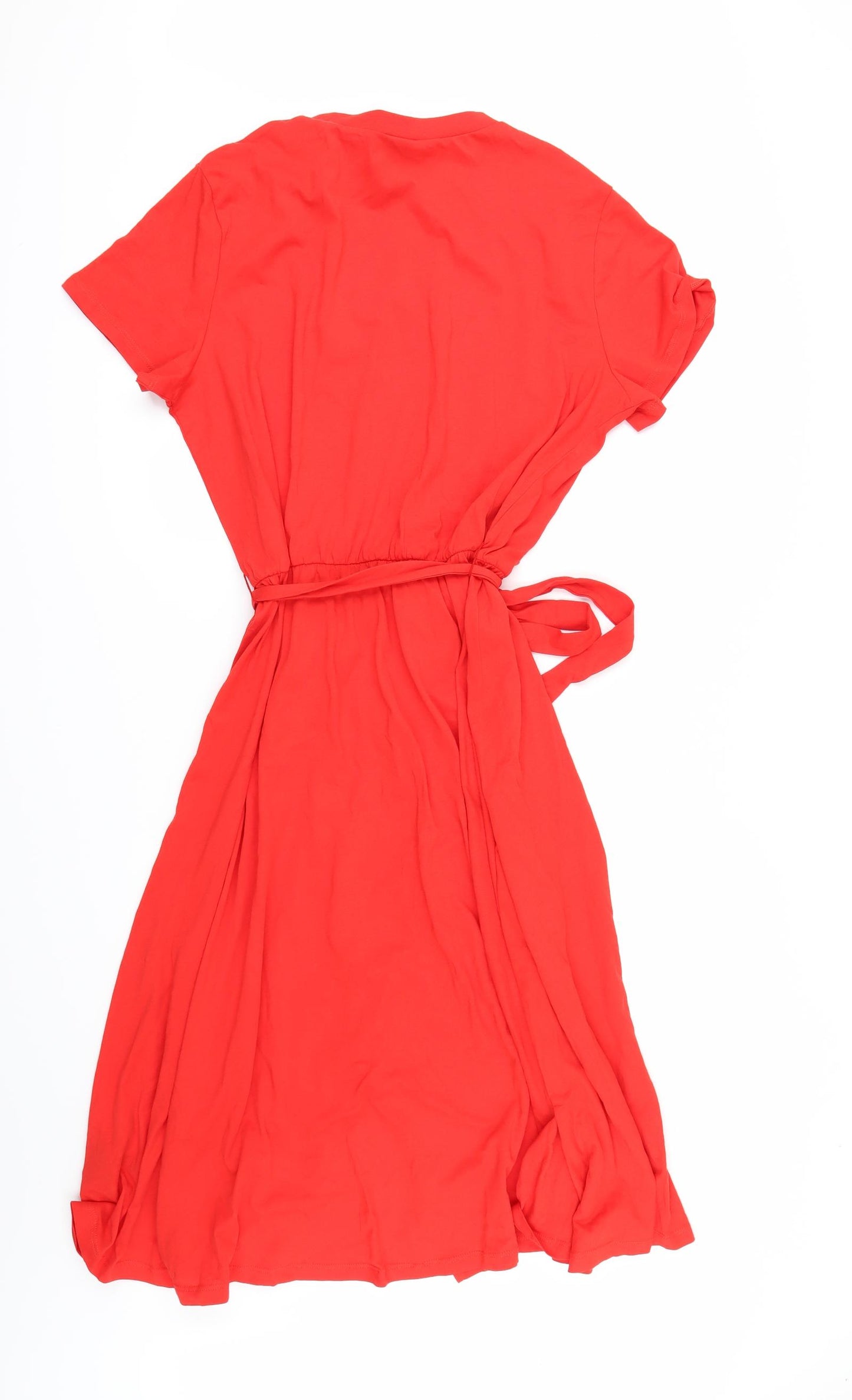 H&M Womens Red   Fit & Flare  Size L