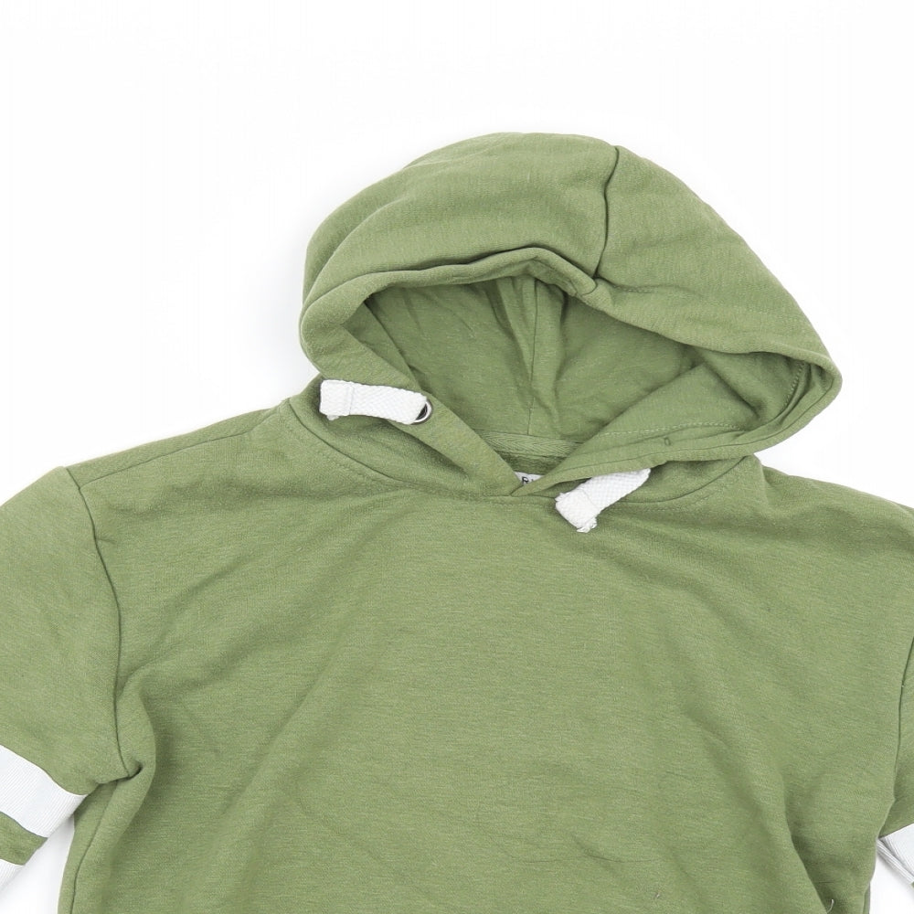 Primark Boys Green   Pullover Hoodie Size 10-11 Years