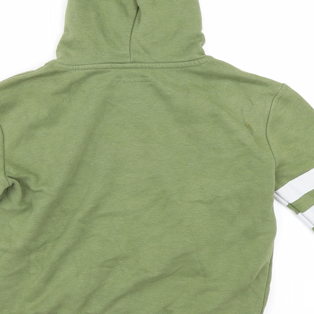 Primark Boys Green   Pullover Hoodie Size 10-11 Years