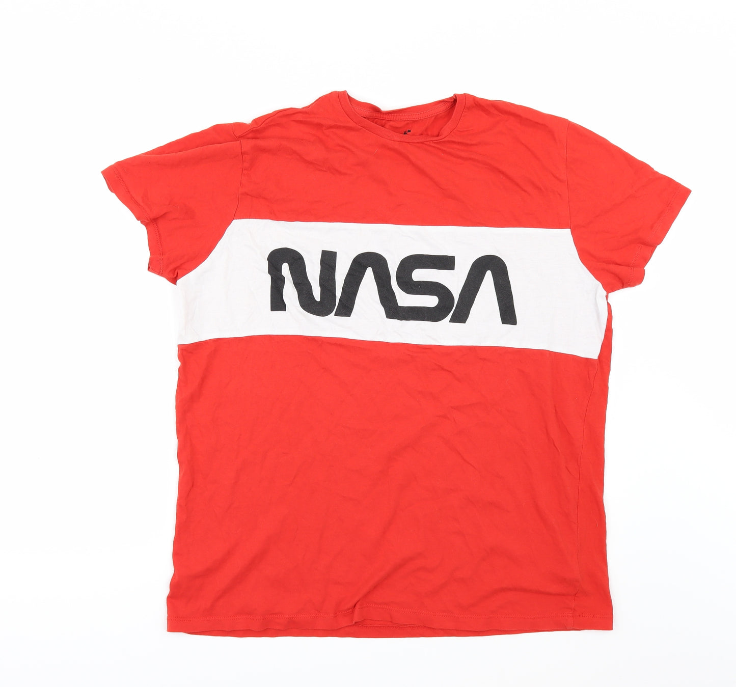 Primark Mens Red    T-Shirt Size XL  - NASA