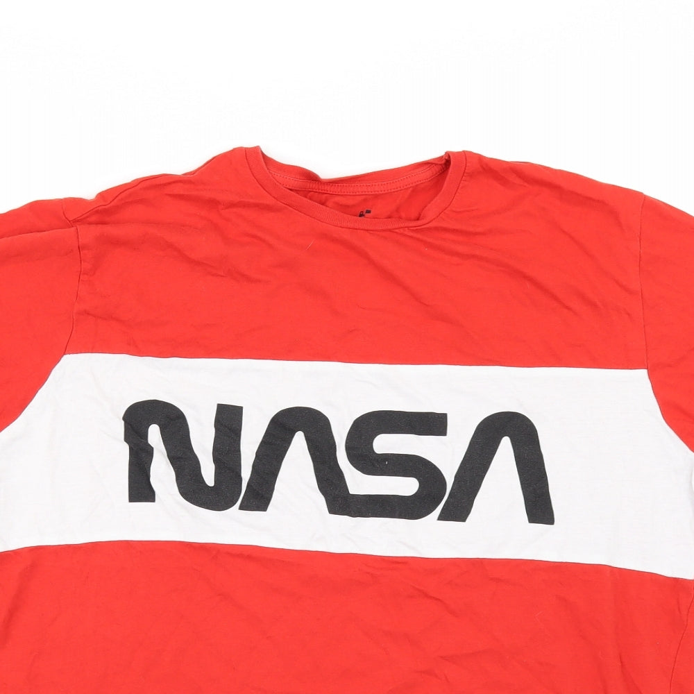 Primark Mens Red    T-Shirt Size XL  - NASA