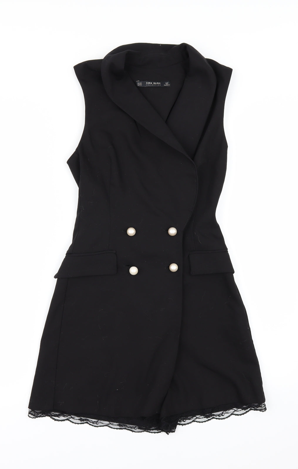 Zara Womens Black   Playsuit One-Piece Size XS