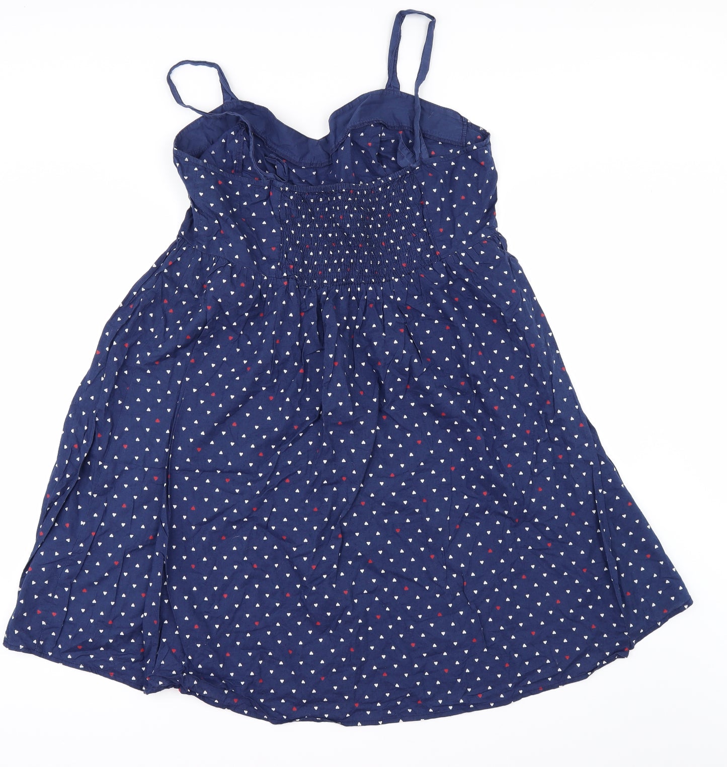 George Womens Blue Geometric  A-Line  Size 18