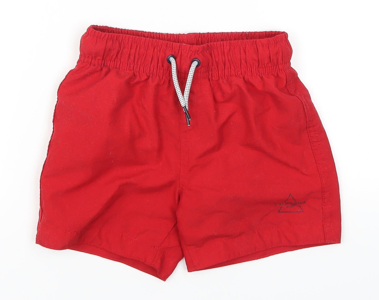 Primark Boys Red   Utility Shorts Size 2-3 Years