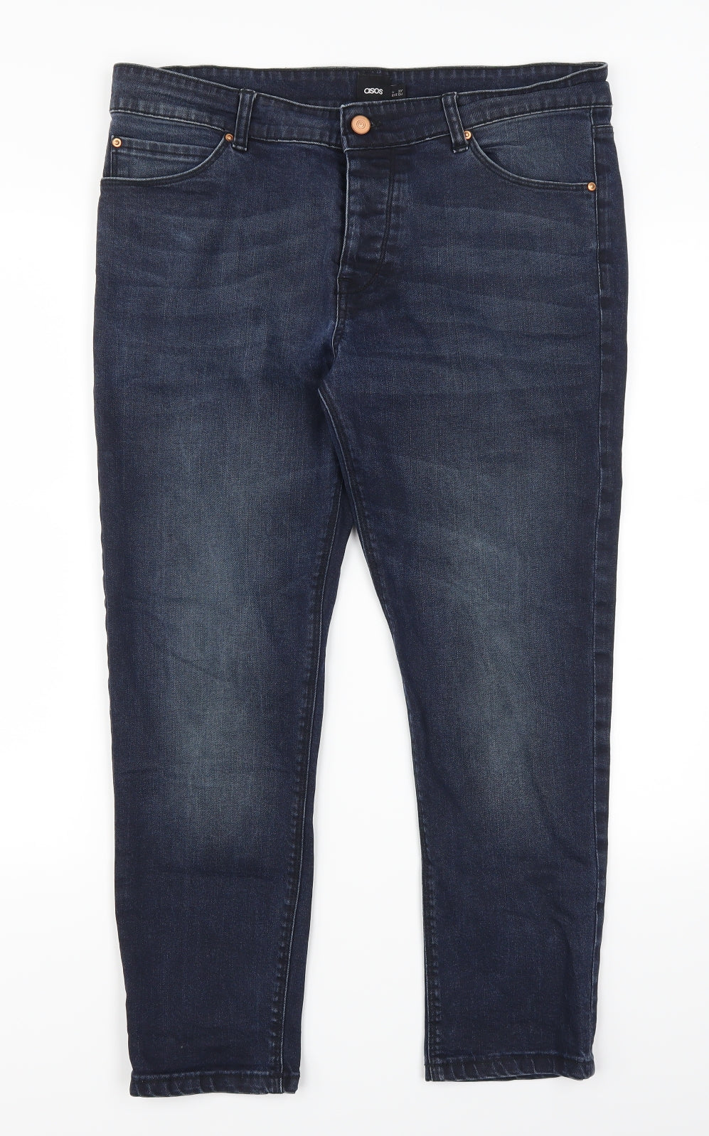 ASOS Mens Blue  Denim Skinny Jeans Size 33 L26 in