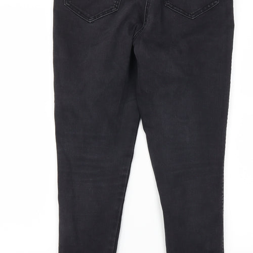 Very Womens Black  Denim Skinny Jeans Size 12 L27 in