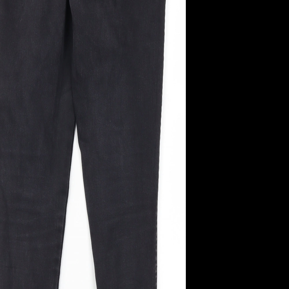 Very Womens Black  Denim Skinny Jeans Size 12 L27 in