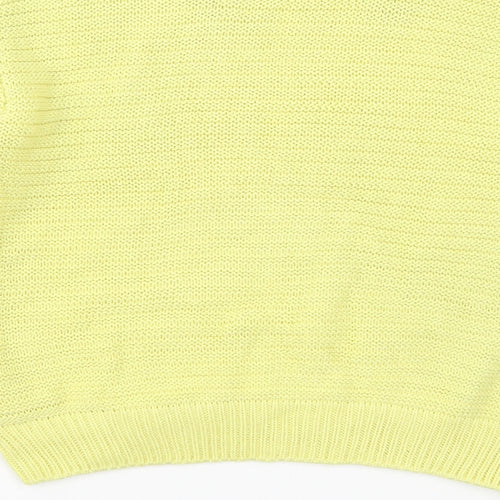 H&M Womens Yellow   Pullover Jumper Size M