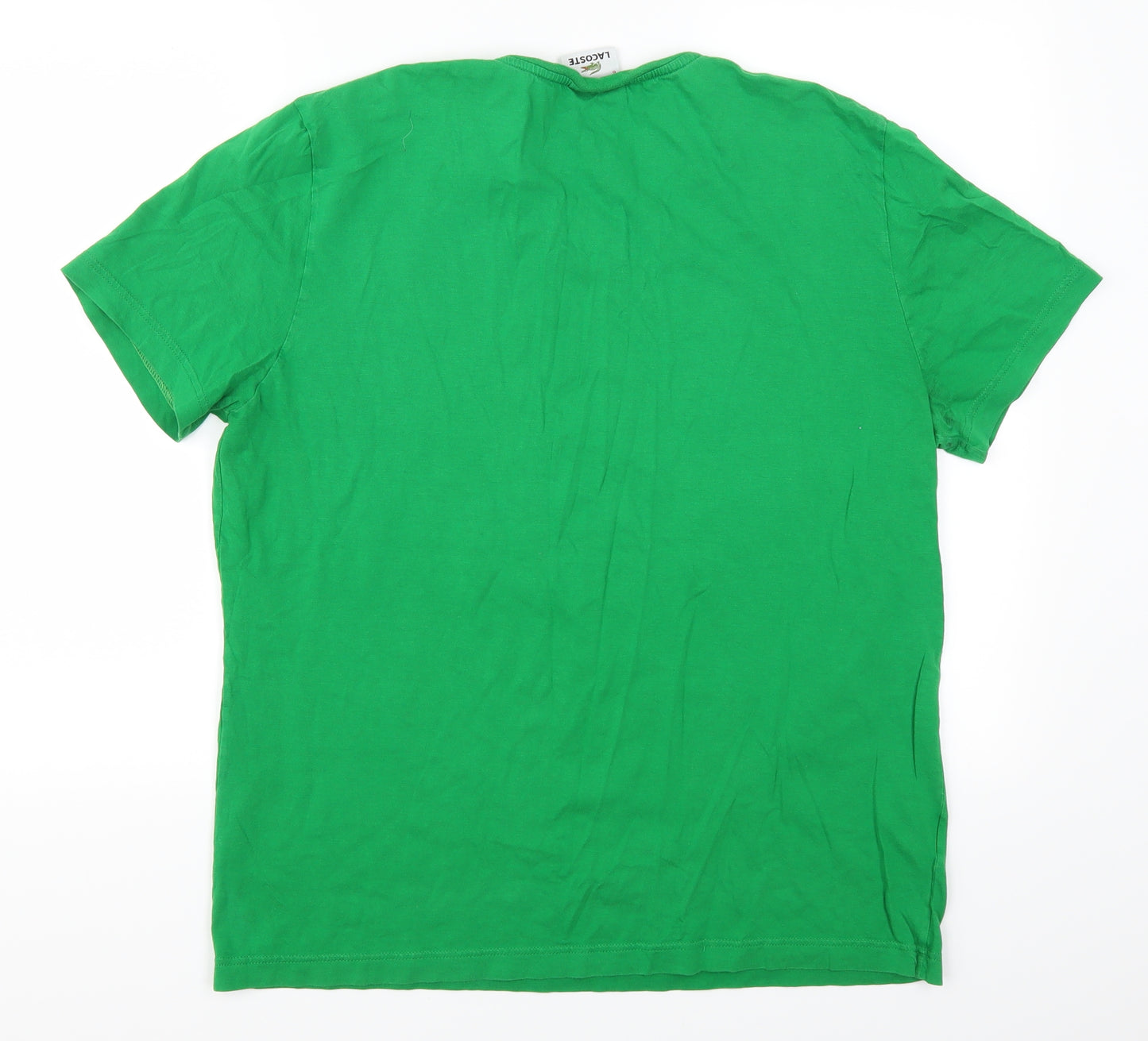 Lacoste Mens Green    T-Shirt Size L