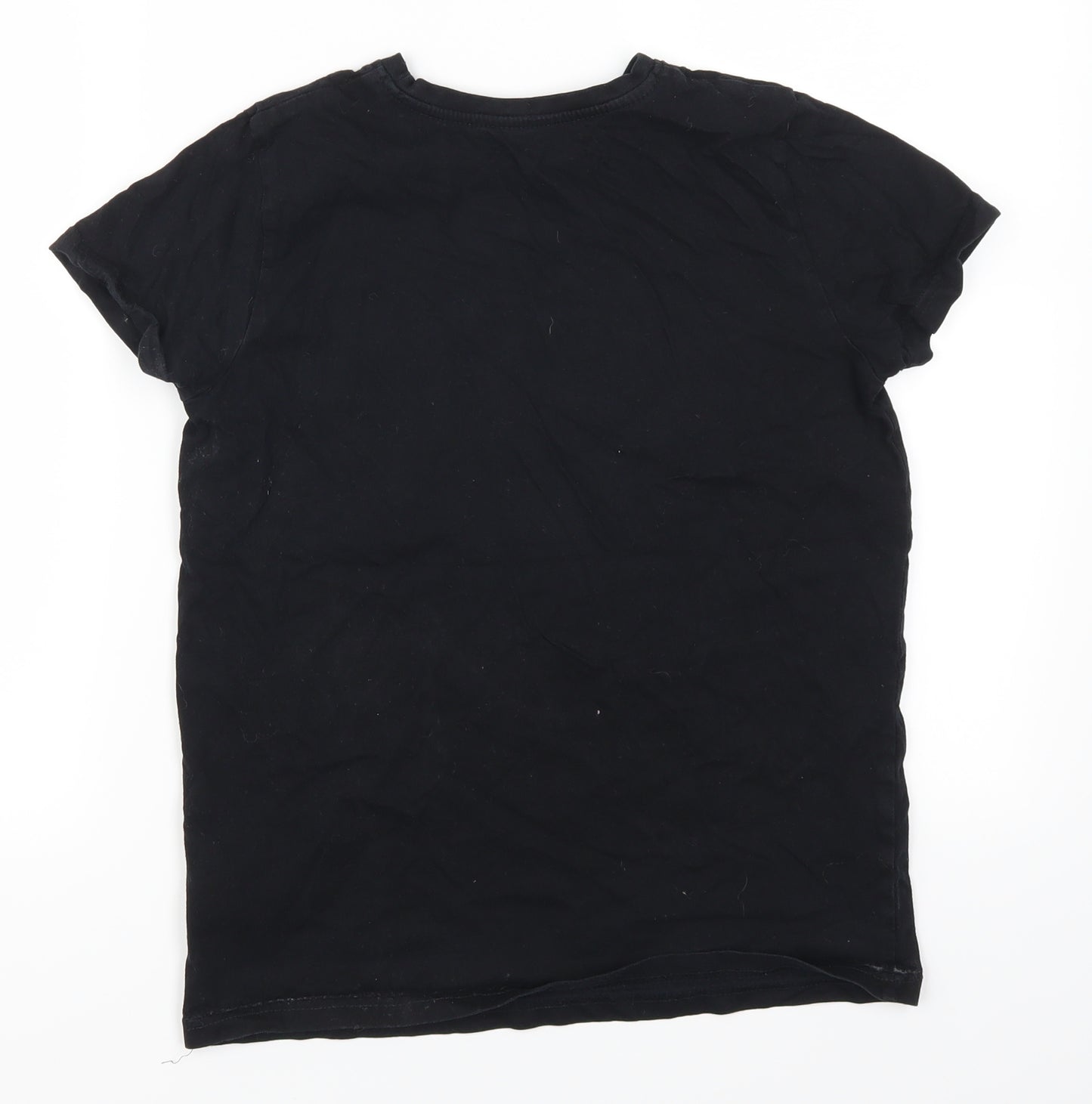Primark Boys Black   Basic T-Shirt Size 11-12 Years  - Harlem New York