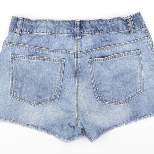 NEXT Girls Blue  Denim Cut-Off Shorts Size 14 Years