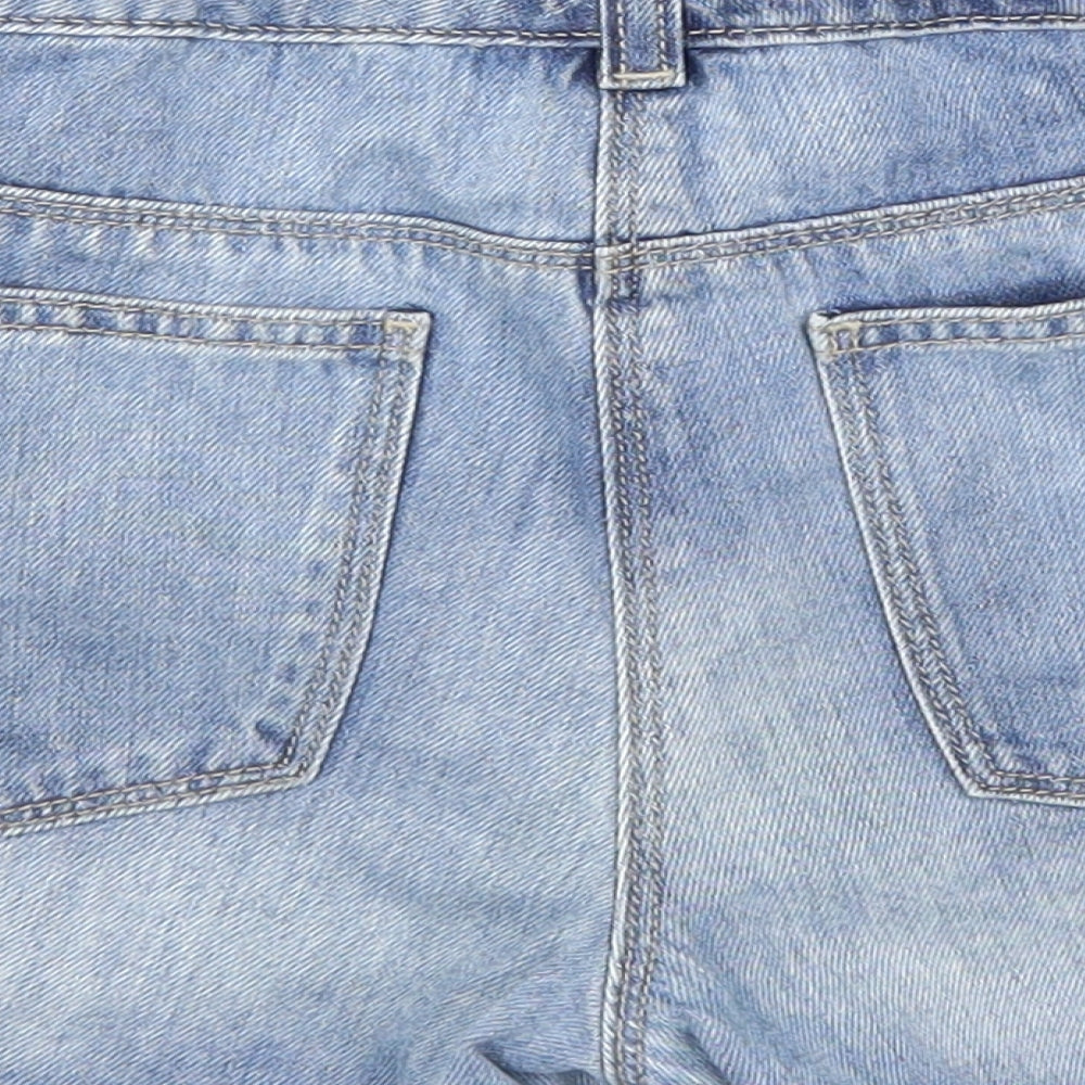 NEXT Girls Blue  Denim Cut-Off Shorts Size 14 Years