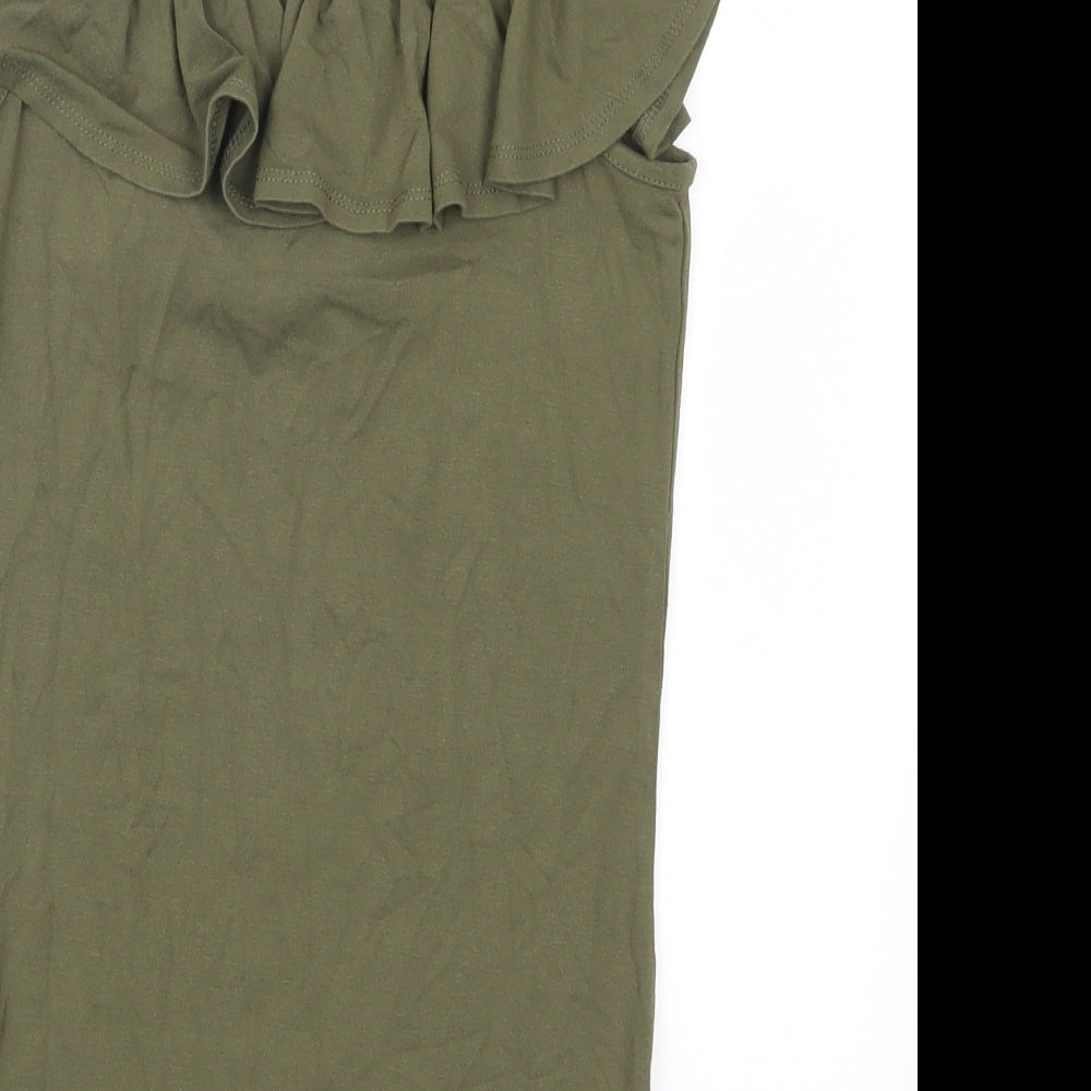 River Island Girls Green   Bodysuit One-Piece Size 11-12 Years