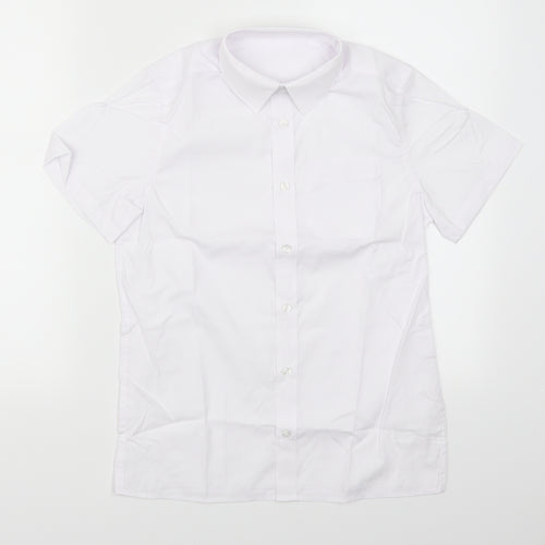 F&F Boys White   Basic Button-Up Size 10-11 Years