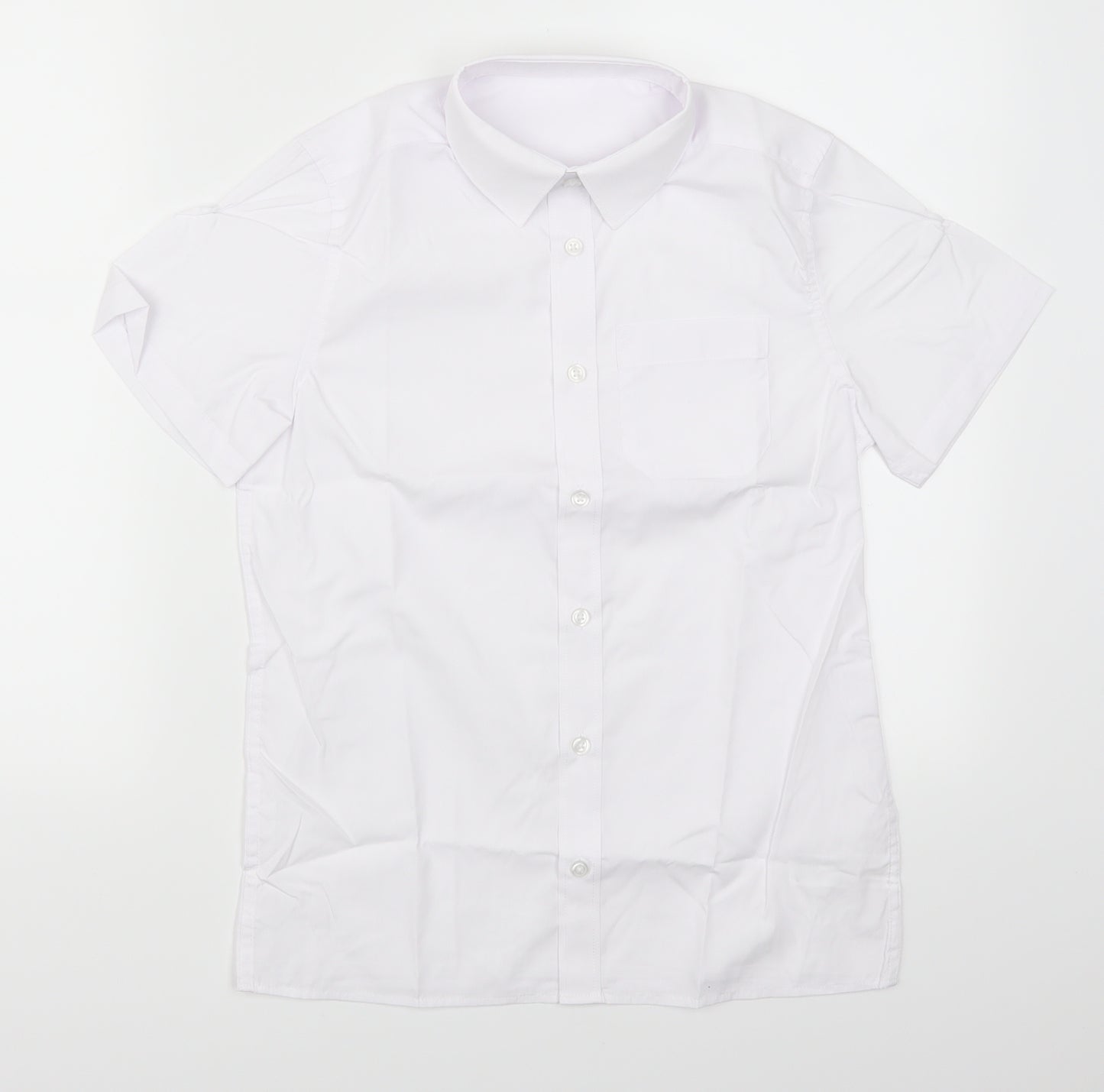 F&F Boys White   Basic Button-Up Size 10-11 Years