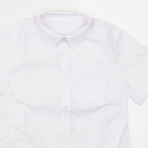 F&F Boys White   Basic Button-Up Size 10-11 Years