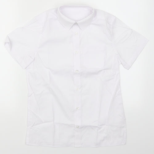 F&F Boys White   Basic Button-Up Size 10-11 Years