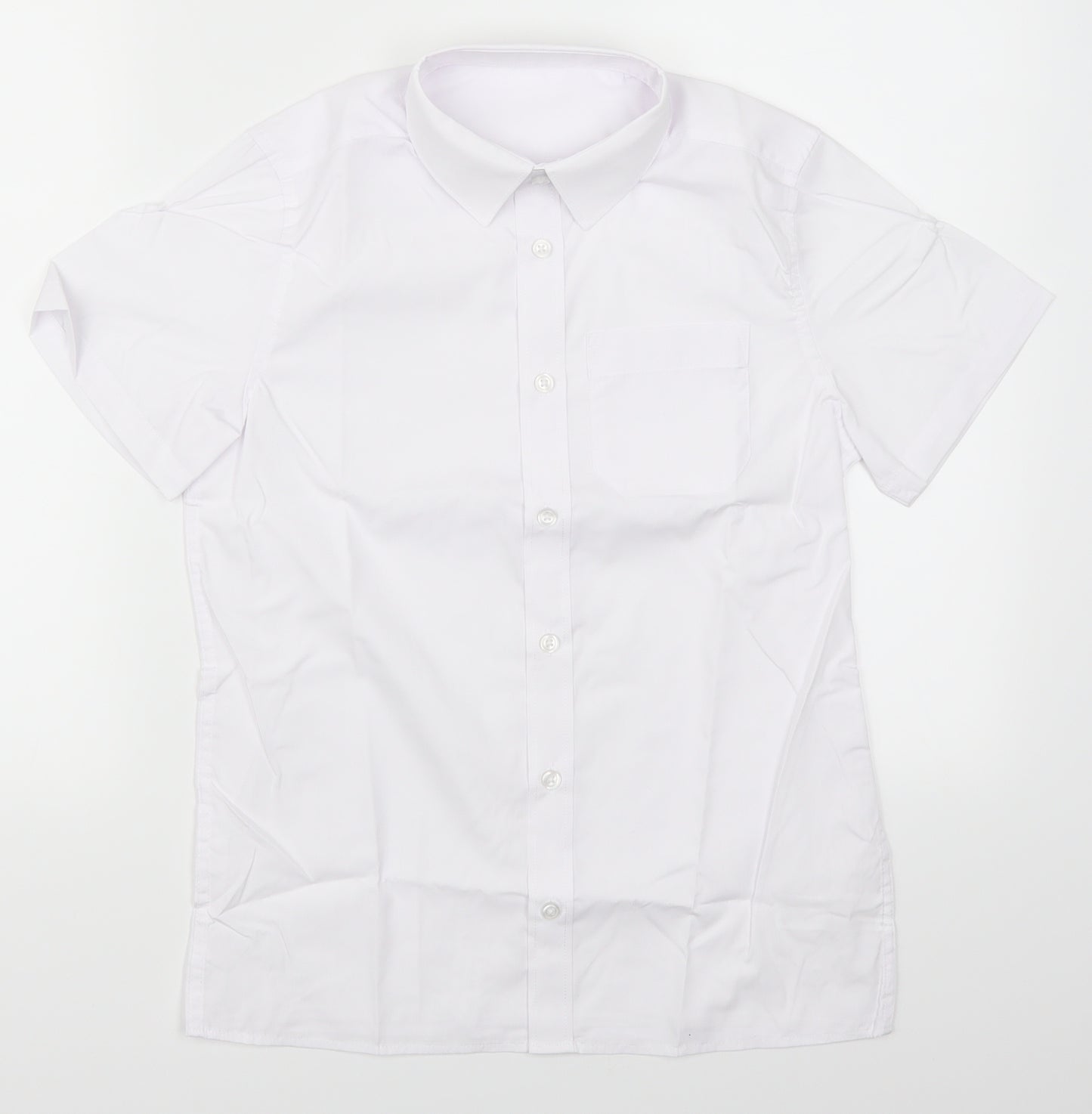 F&F Boys White   Basic Button-Up Size 10-11 Years