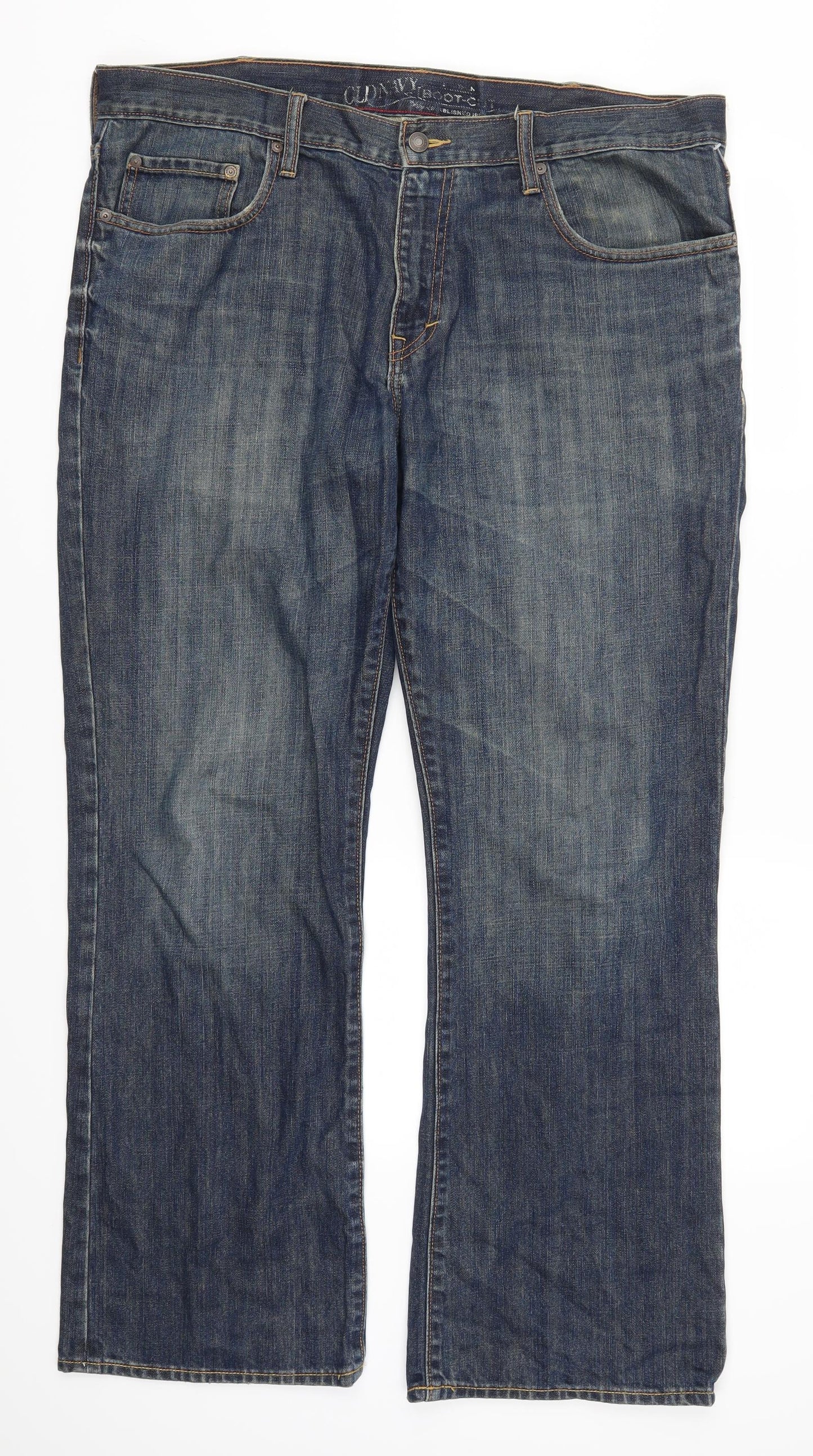 Old Navy Mens Blue  Denim Bootcut Jeans Size 38 L32 in